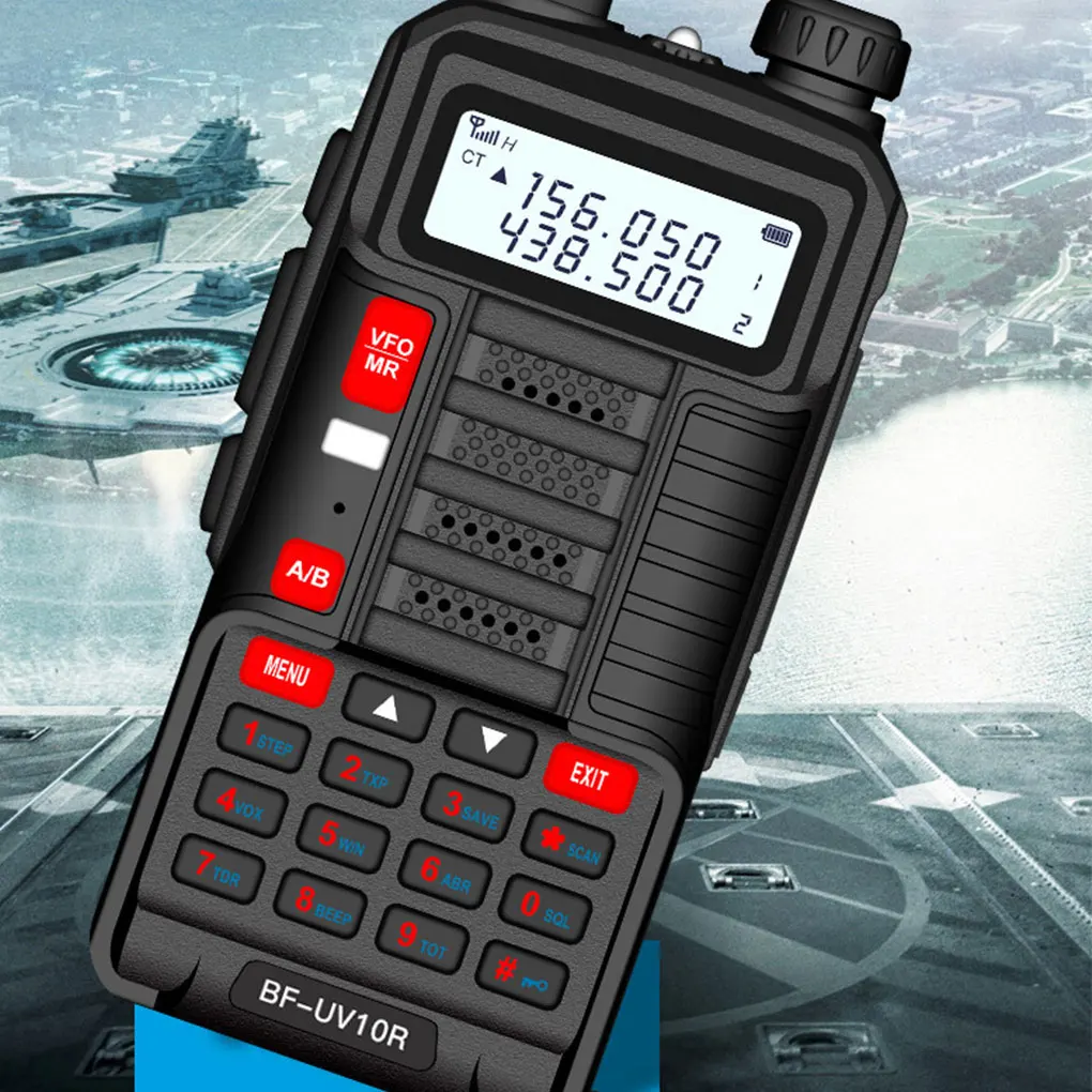 Imagem -03 - Baofeng uv 10r Walkie Talkies Profissionais Alta Potência 5km10km Banda Dupla Rádio de Vias cb Transceptor hf Vhf Uhf bf Uv-10r