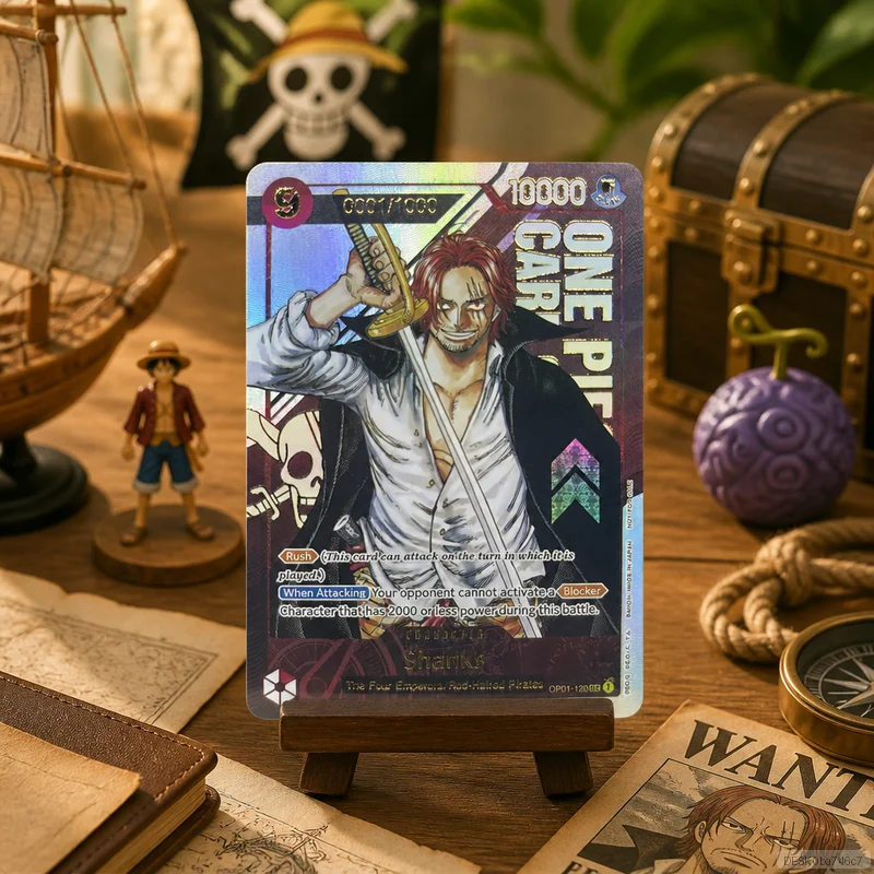

Shanks OP01-120 en DIY OPCG Collection Cards Self Made Single Card Classic Game Anime Card Gift Toy 5PCS 10PCS Set