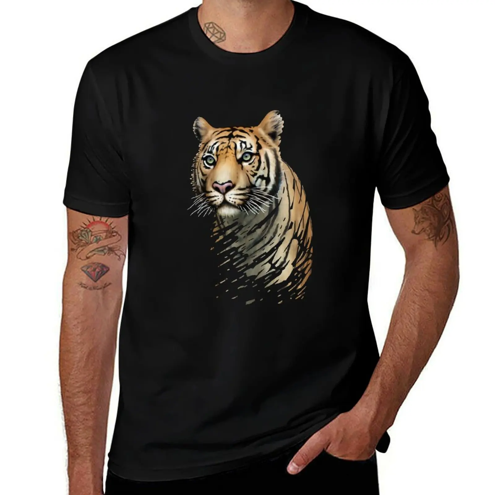 

Tiger T-Shirt t shirts for man pack white mens graphic t shirts T-Shirt