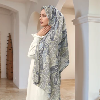 12 best sales मुद्रित शिफॉन हिजाब - №3