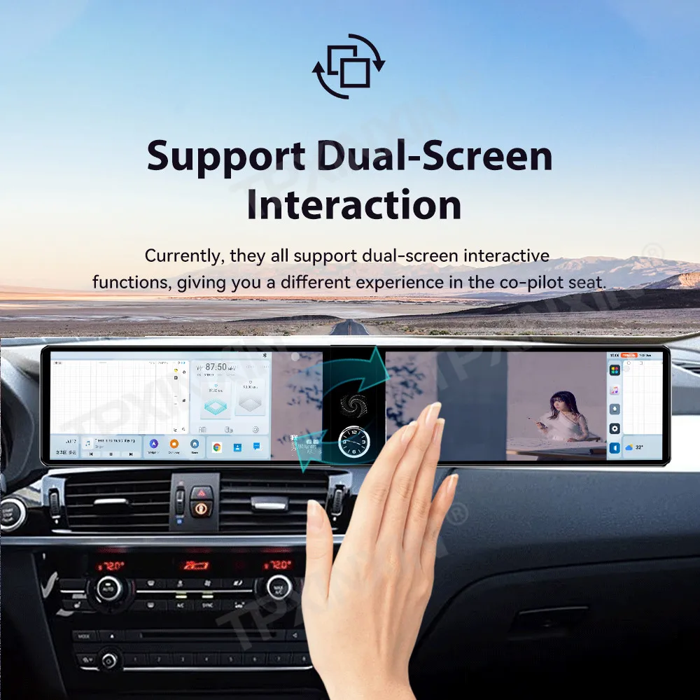 

Android Car Radio For BMW X3 F25 X4 F26 2011-2016 Stereo Multimedia Player Carplay 24.6" Dual Screen Auto GPS Navi DSP Headunit