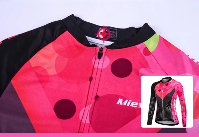 Mountainbike Damen-Set Radtrikot Frauen Sportbekleidung Günstige Großhandel Damenbekleidung Frauenkleidung Damen-Radsport-Langsets – Detail 11