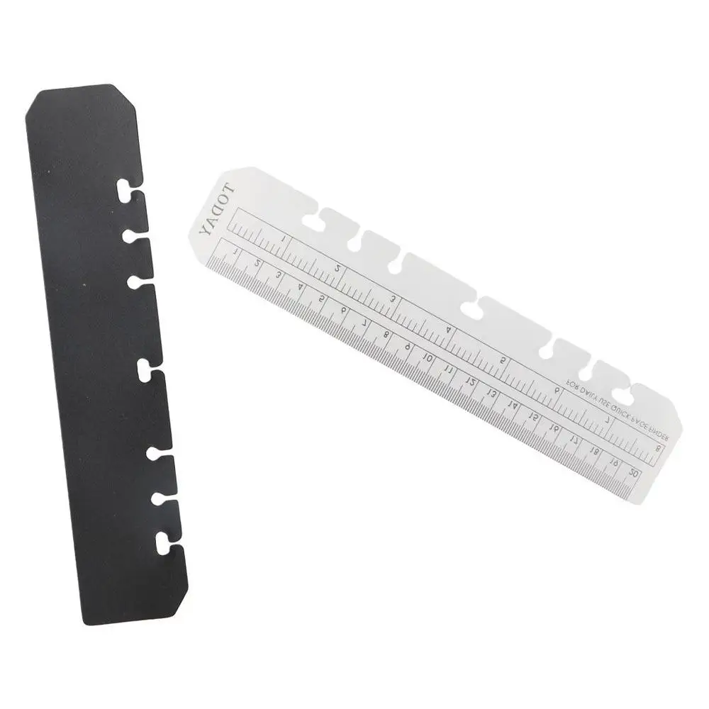 Measurement Index Ruler Separator Loose Leaf Notebook Bookmark Ruler Drafting Drawing Ruler A5 A6 A7 Bookmark Straight Ruler