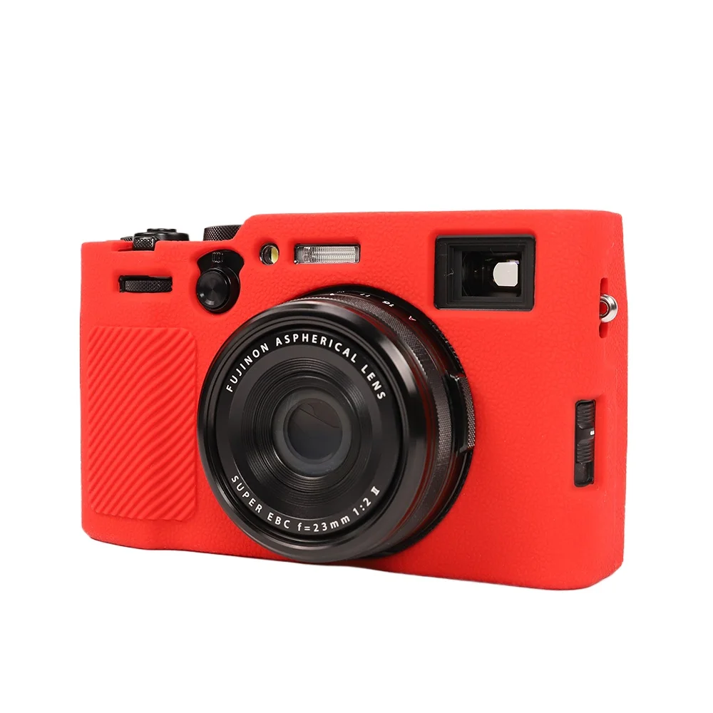 Для Fujifilm X100VI X100V XT4 XS20корпус камеры силиконовый чехол пыленепроницаемый мягкий резиновый защитный чехол противоскользящая сумка для кожи