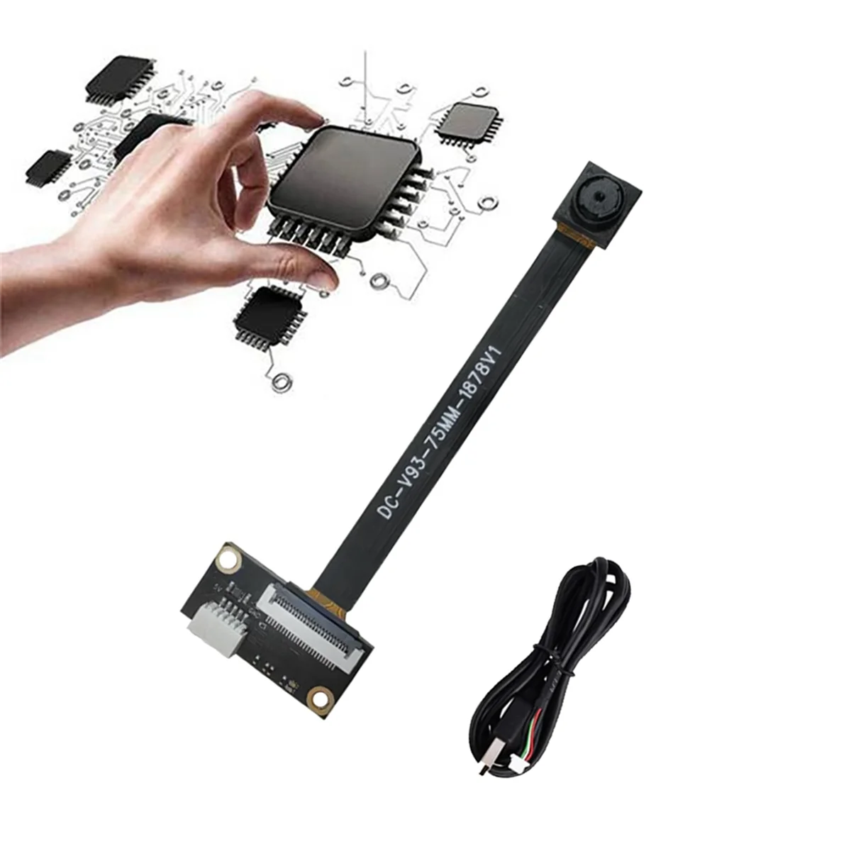 وحدة كاميرا OV5693 يومية 5 ميجابكسل 75 درجة عدسة تركيز ثابتة 2592 × 1944 بروتوكول UVC لأجهزة الكمبيوتر المحمول //