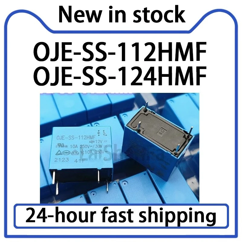 1PCS New OJE-SS-112HMF/OJE-SS-124HMF 4-pin 10A Relay 12V 24V