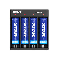 XTAR MC4S Charger USB Type-C Input Li-ion & Ni-MH Battery Charger 4-slot Charger