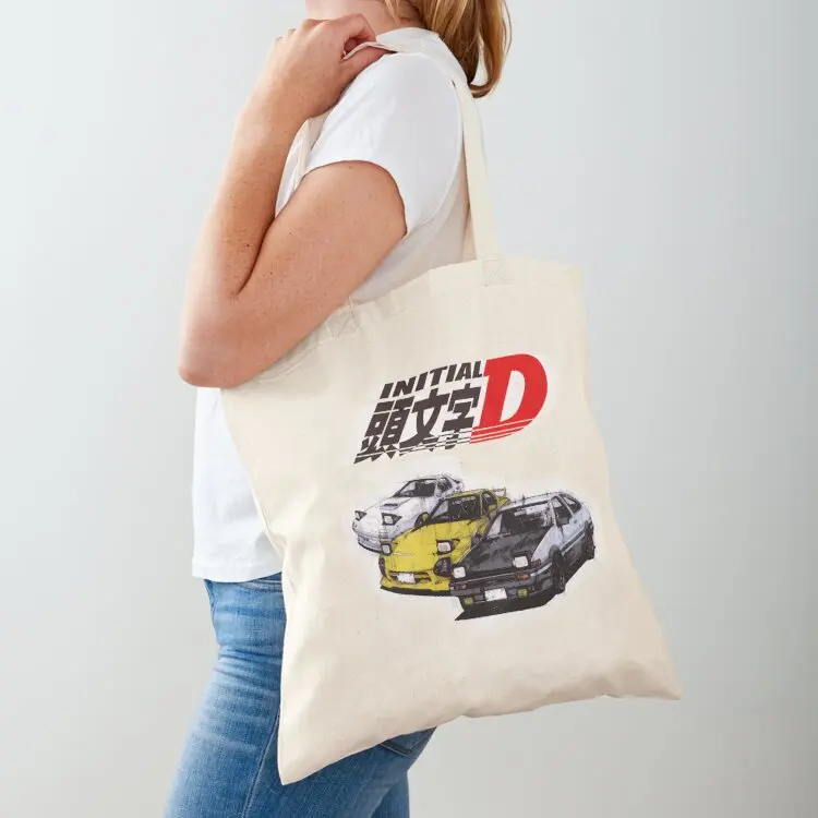 

Initial D Ae86 Rx7 Sketch Tote Bag custom tote bag custom bags shopper bag women canvas