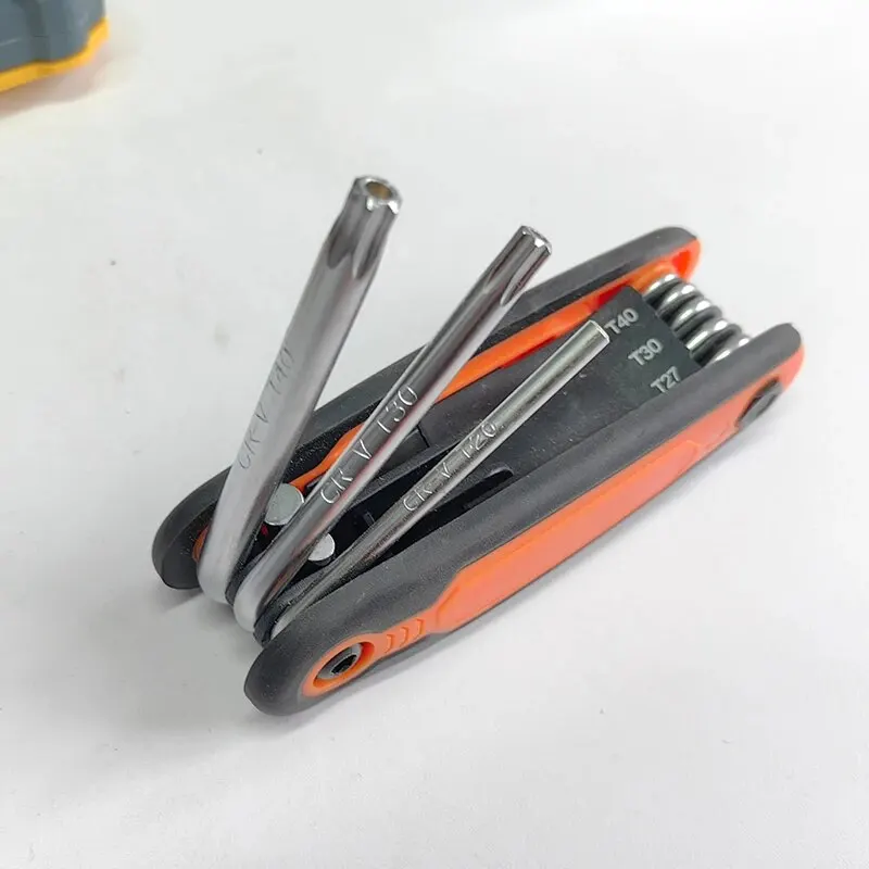 Alloy Steel Folding Hexagon Wrench & Screwdriver Set - Portable Flat Head Allen Wrench Tools for Ultimate Versatility