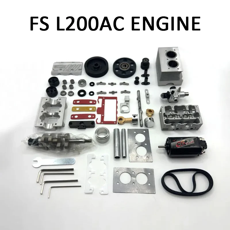 TOYAN FS L200AC modello di motore metanolo Micro Mini motore Kit modello di assemblaggio giocattolo meccanico