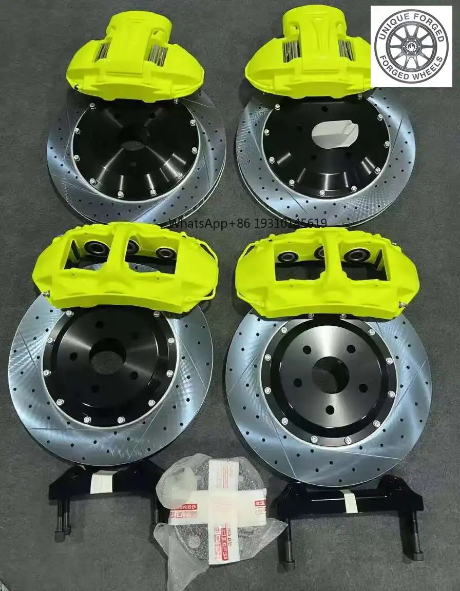 

26 Style High Performance 6 Piston Aluminum Alloy Racing Front Brake Caliper Kit Retrofit Modification Parts 1 Year Warranty For