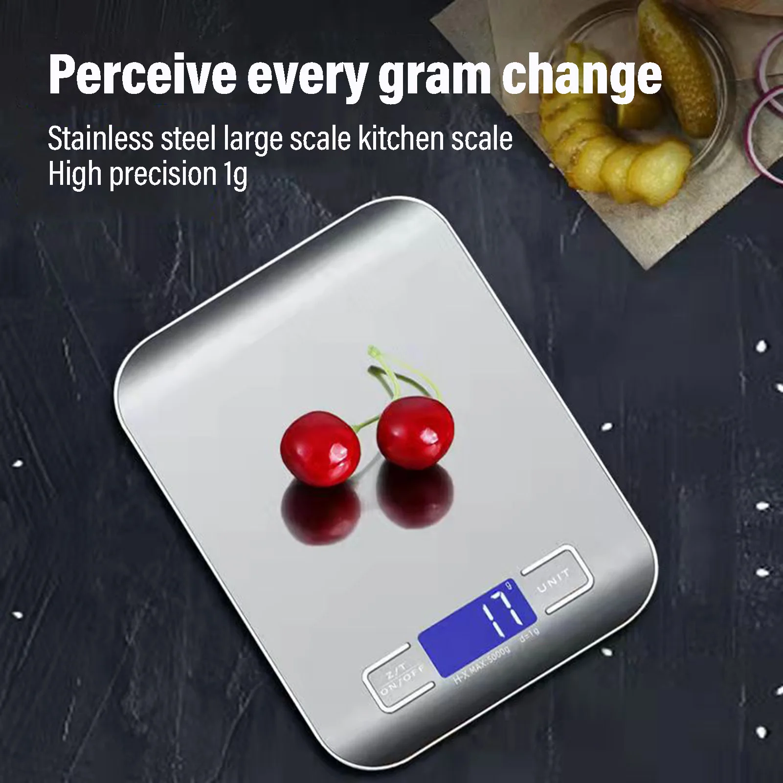 Weigh Gram Scale Precision Digital Scale Precise Graduation Food Weight Scale with Tare Function for Diet Calorie Cooking Meal