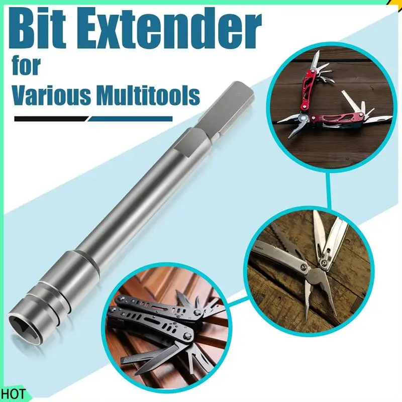 موسع محرك بت AWAH للأدوات المتعددة، ملحق إضافة محول لقم سداسية 1/4 بوصة لـ Leatherman، Surge Wave Plus