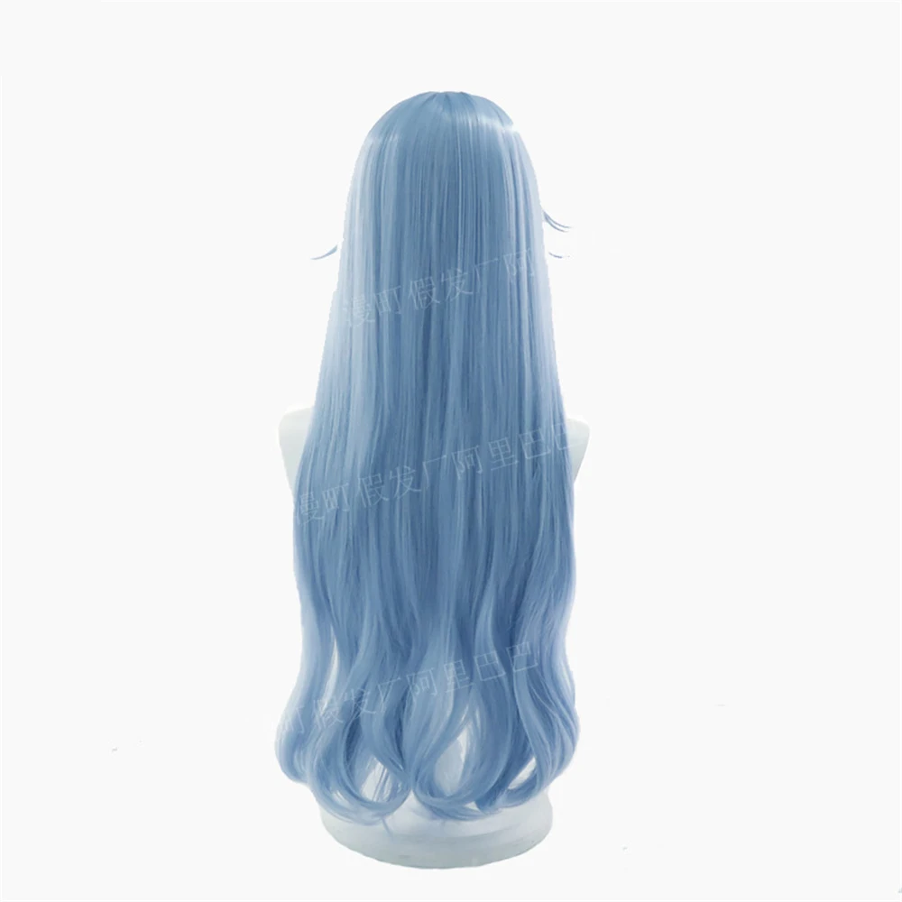 Ayanami Rei Cosplay Pruik Lang/Kort Blauw Rei Ayanami Anime Pruiken Hittebestendige Synthetisch Haar Halloween Pruik + Pruik cap
