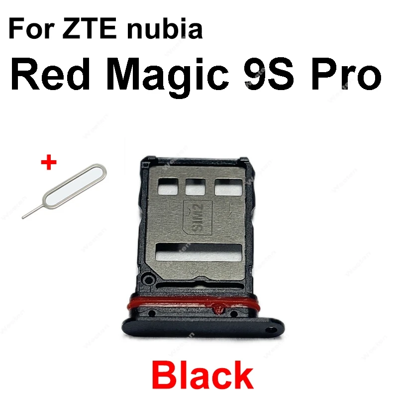 For ZTE nubia Red Magic 8 8S 9 Pro+ Plus NX729J NX769J SIM Card Slot Tray Premium Phone Repairing Unresponsive Trays image 3