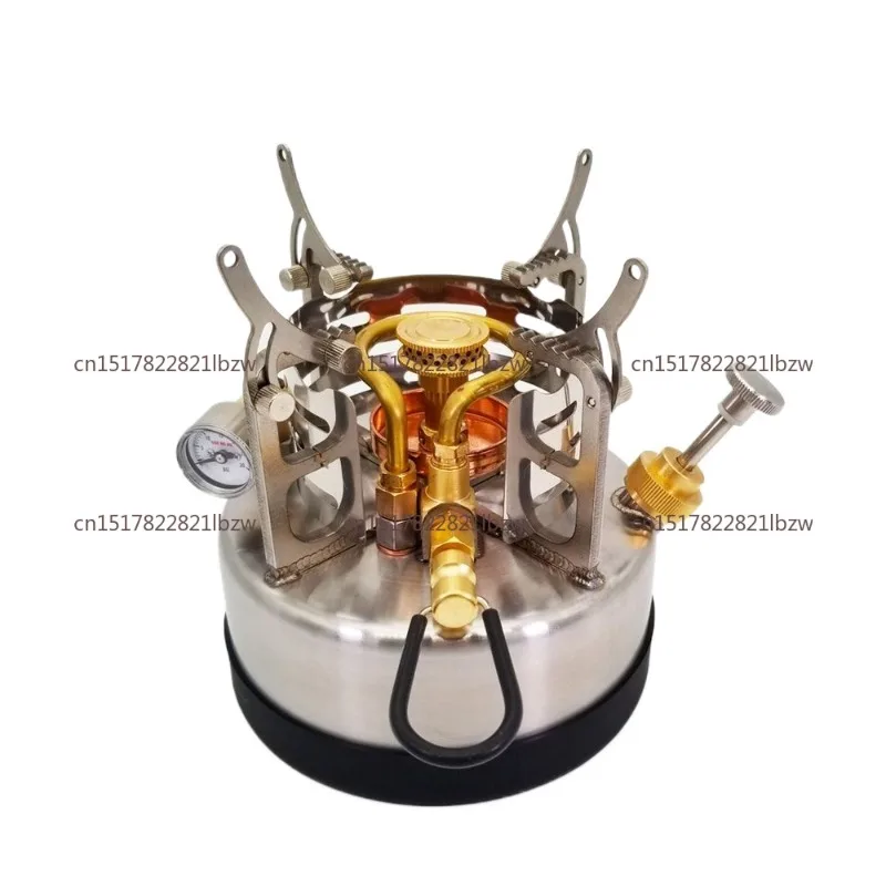 Pressurized High-Capacity1600ml Alcohol Rocket Stove –Intense Flame,Portable&High altitude environment Cookstove for Outdoor Use