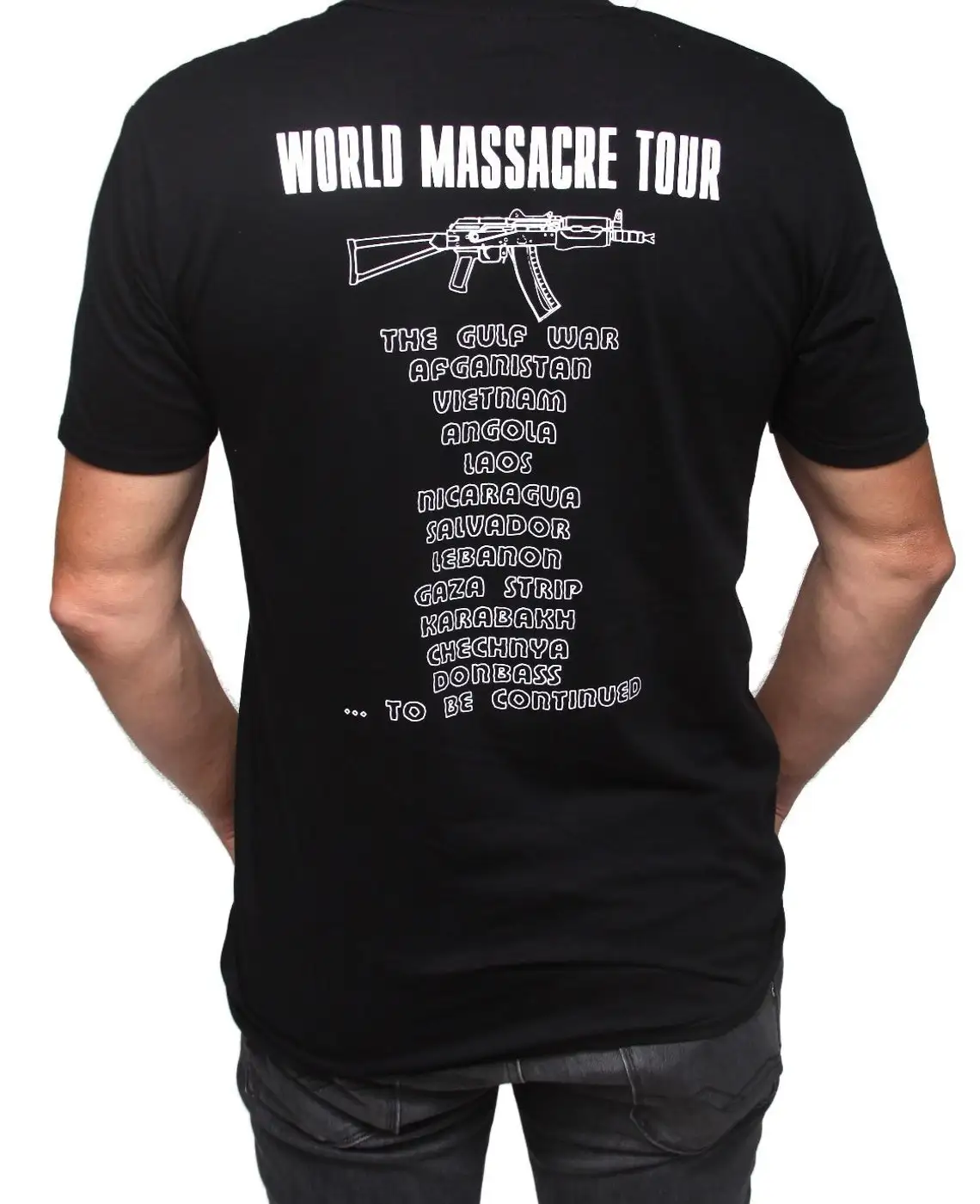 Funny Russia Kalashnikov AK-47 Assault Rifle World Tour T Shirt. Short Sleeve 100% Cotton Casual T-shirts Loose Top Size S-3XL