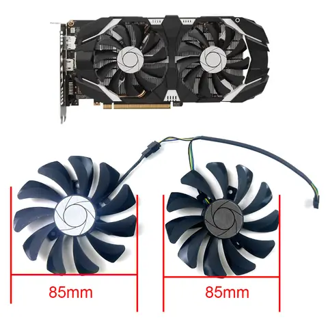 New 85MM HA9010H12F-Z 4Pin Cooler Fan Replacement For MSI GTX 1060 OC 6G GTX 960 P106-100 P106 GTX1060 GTX960 Graphics Card Fan