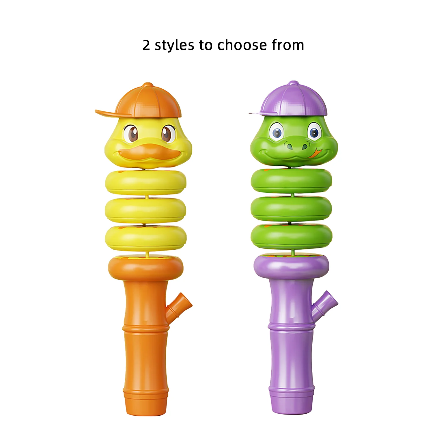 

Whistle Twisting Snake Toy, Decompression, Swinging Force Control, Balancing, Rotating, Slippery Duck