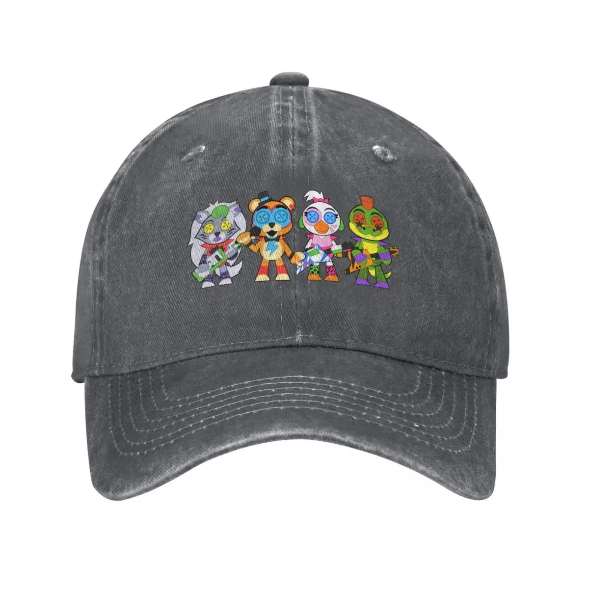 Glamrock Gang Plush Baseball Cap Hat Luxury Brand luxury woman cap sun caps Anime Hat Hats Woman Men's