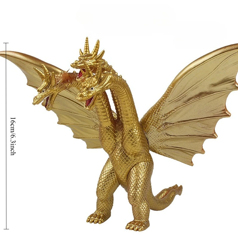 New Godzilla Series Mothra Ghidorah Three-headed Dragon Ornaments Figure Anime Action Figures Model Toys Gift - view 2