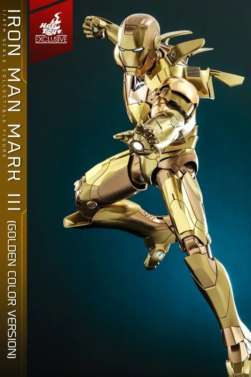 Originale Hottoys Ht 1/4 48.5cm Iron Man Mk3 Qs024 Mark3 Marvel Comics Marvel Anime Action Figures Collection Model Toys Gift