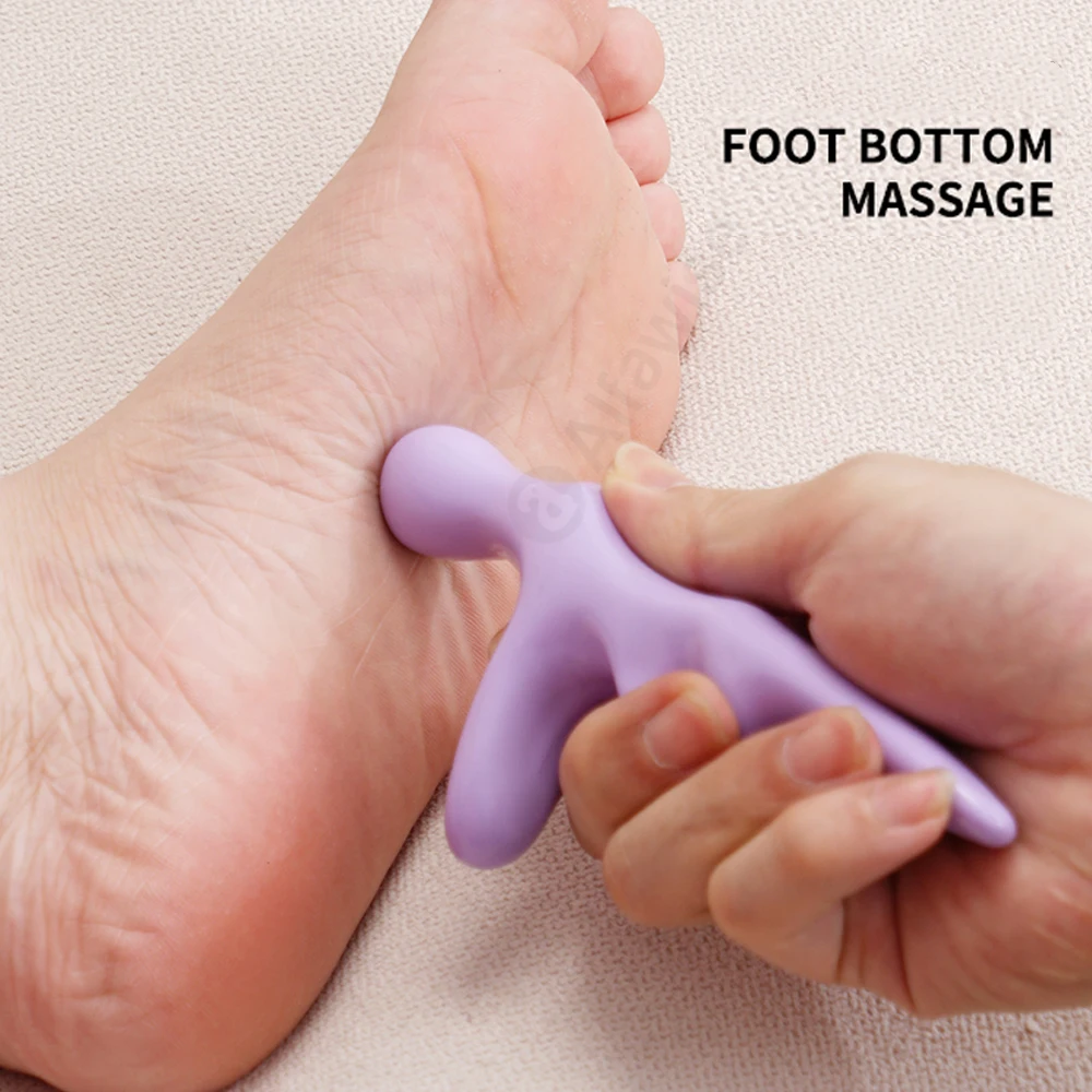 Massageador de pés portátil, ferramenta de massagem de polegar, massagem muscular, treinador de relaxamento para massagem, fitness, esporte ao ar livre, casa, família, relaxamento