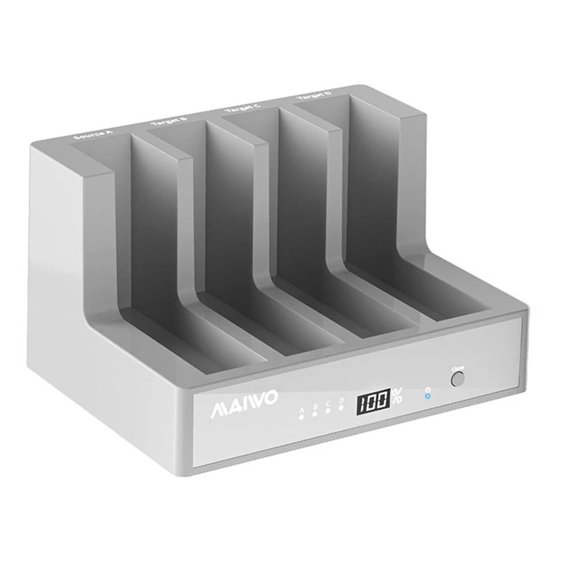 4 Bay HDD Docking Station to USB 3.0 Hard Drive Docking Station for 2.5/3.5 Inch Hard Drive Case with Offline Clone