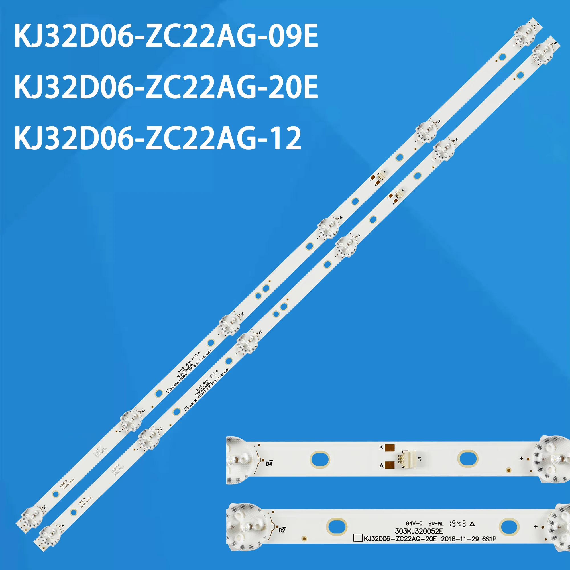 LED Backlight for H32D7000M 32LM8000T2 32LES50T2SM 32LES81TSM LE32K6000S LE32K6500SA 32HL5309 LE-32D8 32LH7030S U32HD9 32HB4003