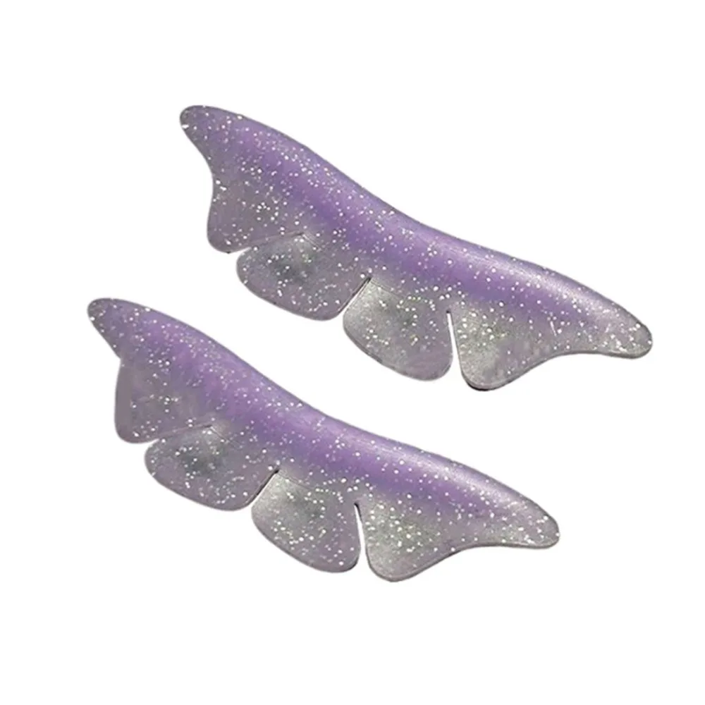1 par de almohadillas permanentes de pestañas de silicona, almohadillas para levantar pestañas en forma de brillo, extensión de pestañas reutilizable, cuñas de pestañas, herramienta de maquillaje para mujeres