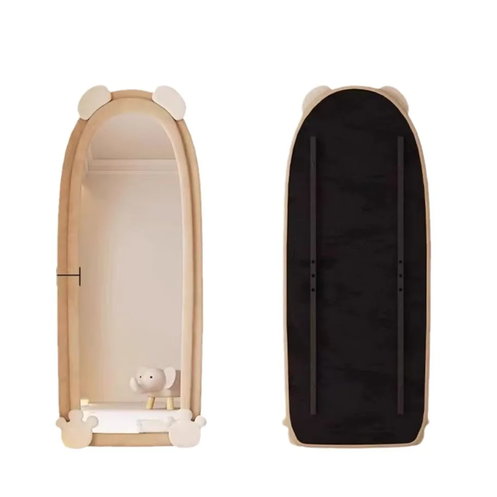 

Simple floor mirror ins cream wind bear fitting full body mirror home bedroom living room floor mirror