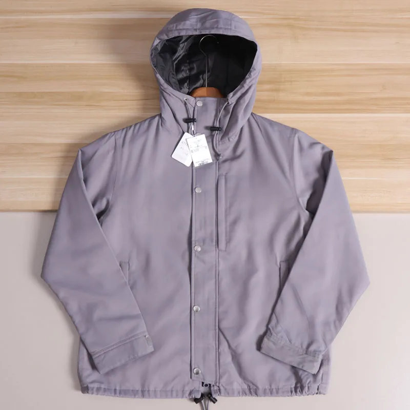 

Высококачественная японская ветрозащитная теплая хлопковая куртка для мужчин, уличная повседневная рабочая одежда с капюшоном, пальто Faion Urban, свободная посадка, длинная...