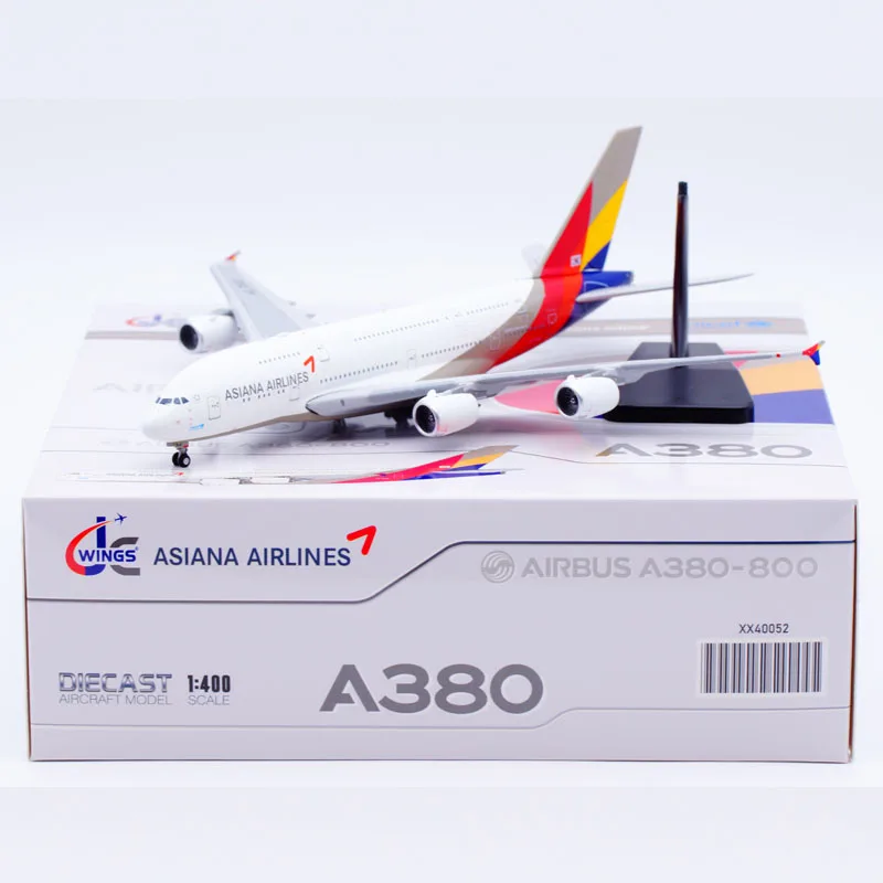 

XX40052 Alloy Collectible Plane Gift JC Wings 1:400 Asiana Airlines "StarAlliance" Airbus A380 Diecast Aircraft Jet Model HL7641