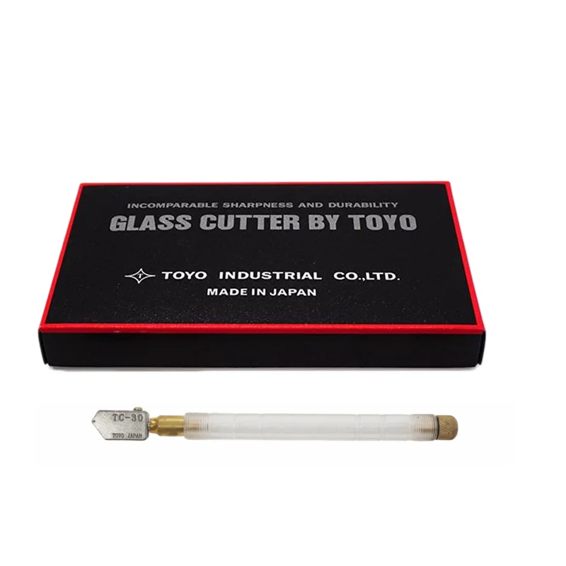 Toyo Japan TC-30 Oil Feed Diamond Glass Cutter Sharp Durable Injection Design Smooth 3-19mm Glass/Tile Cutting Tool