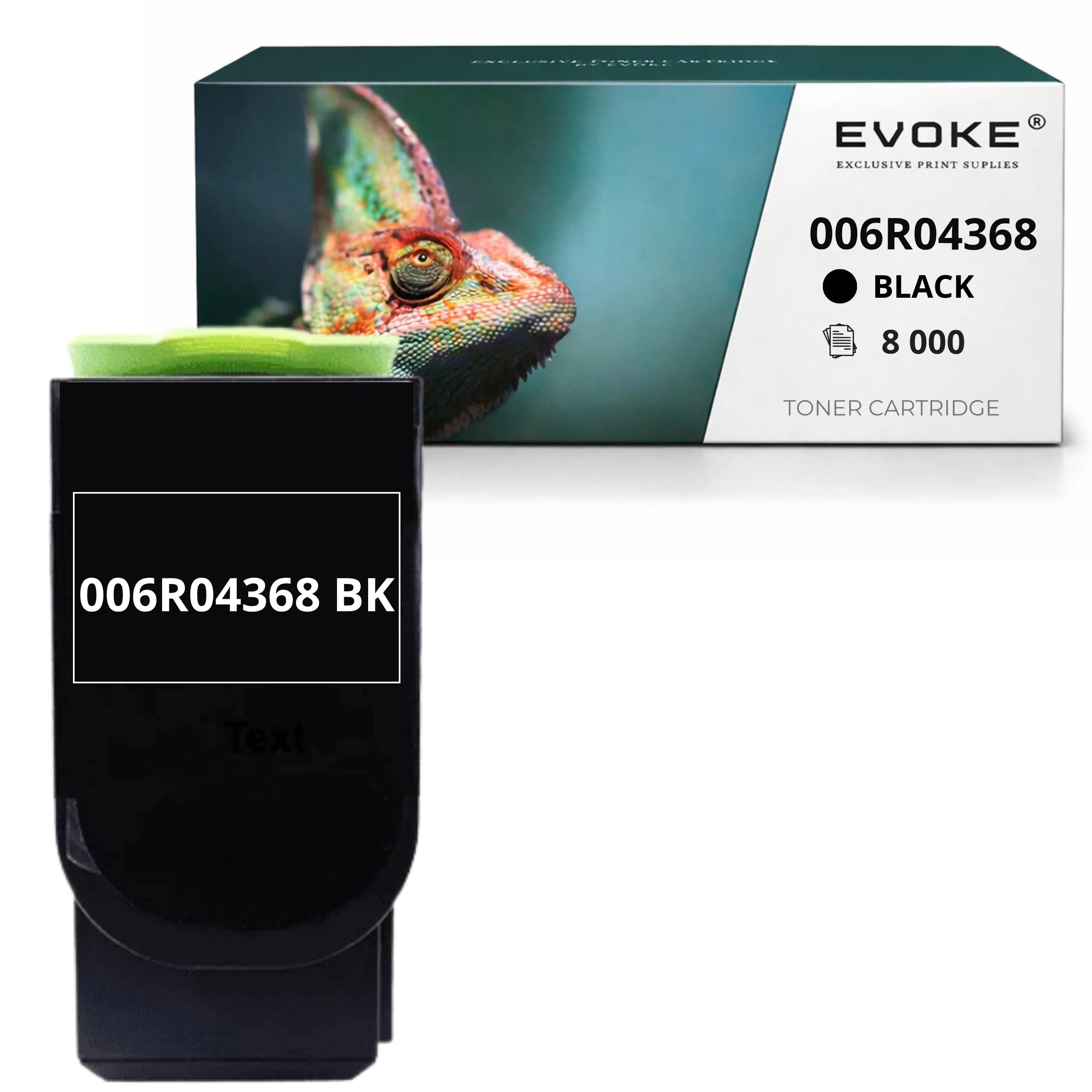 Evoke Compatibele Toner voor Xerox C310 315Bk 8K 006R04368 C310Bk C315Bk C310 C315 Zwart 8000 Pagina's C310 C315
