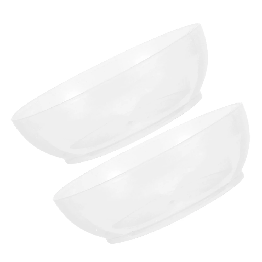 

2pcs Food Bowl Scale Tray Weighing Bowl Digital Scale Pan High Precision Transparent Sturdy for Baking