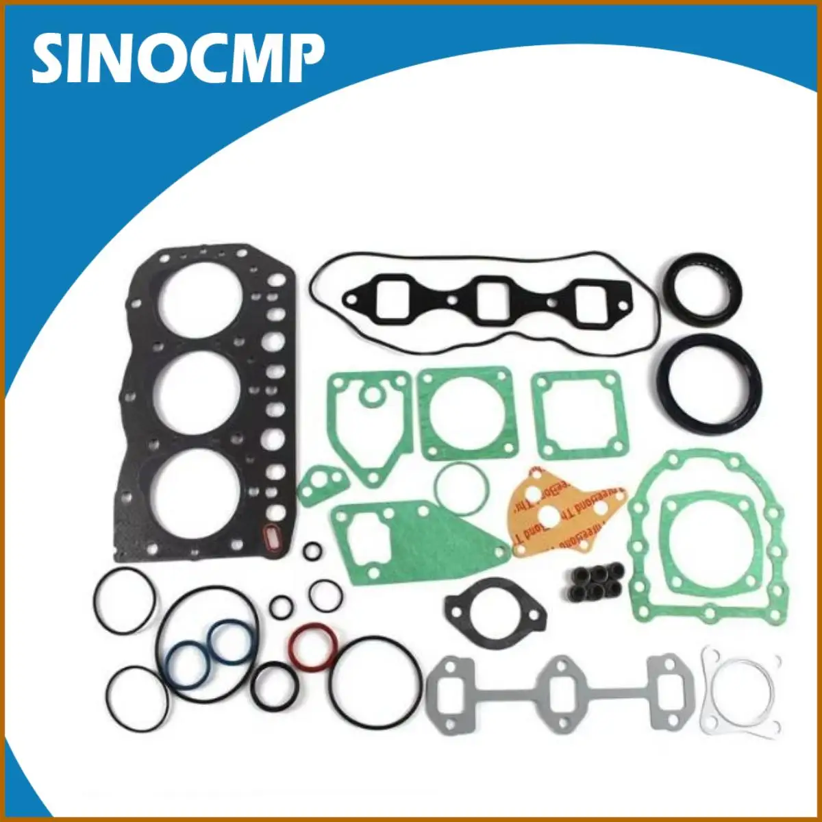 

1set 3TN75 3TN75E 3TN75U Engine Overhaul Gasket Kit for Tractor Mowers-Front F1145