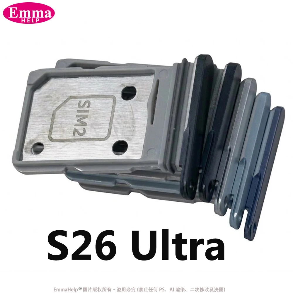 5pcs Dual SIM Card Tray Slot Socket Reader Replacement for Samsung S7 S8 S9 S10 S20 S21 S22 S23 S24 S25 S26 Ultra Plus Parts