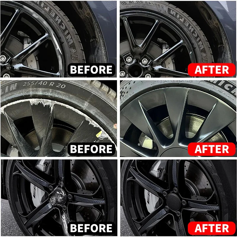 NEW!Wheel Scratch Repair Polishing Paste: Specially designed for the surface damage repair of car wheels, it effectively repairs