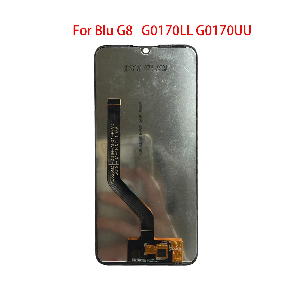 블루 G8 G51 플러스 G60 G70 G80 V90 용 LCD 디스플레이 화면, LCD 디스플레이 터치 스크린 디지타이저 어셈블리 교체