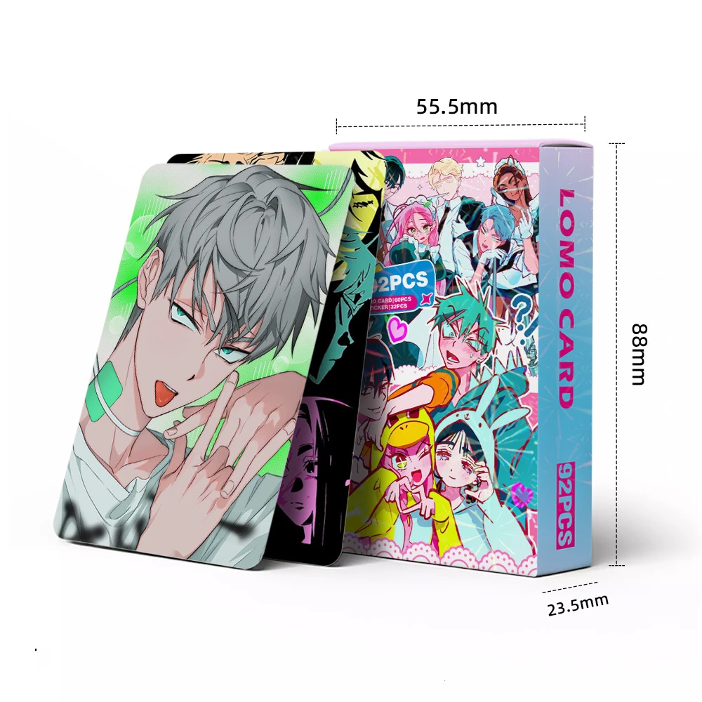 92 قطعة/المجموعة/مجموعة من ملصقات بطاقات المسرح الغريبة Luka Till Ivan Mizi Sua Character Photo Card Fans Collection Gift #2