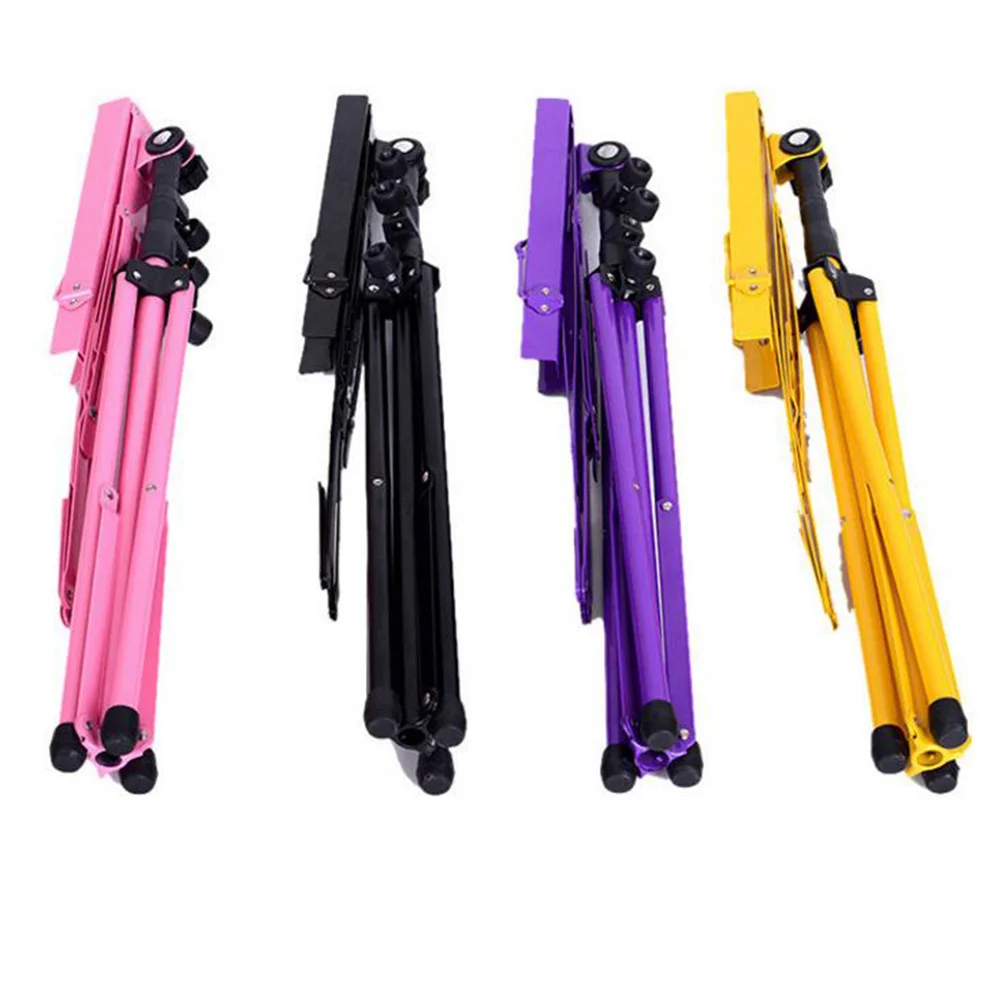 Laptop Stands for Tablet Folding Music Tripod Magnetic Earbuds Strap Yellow Portable