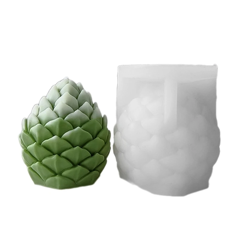 3D Pine Cone Mold DIY Christmas Making Silicone Mould R3MC