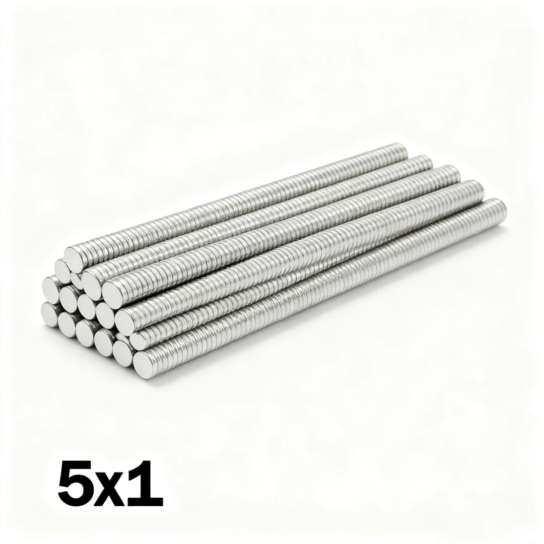 5x1mm Super Strong Magnet N35 Round Magnetic NdFeB Neodymium Magnet Powerful Disc imanes Refrigerator Magnets