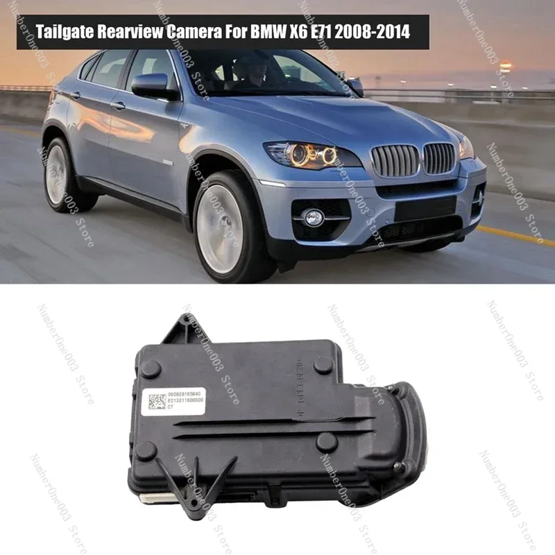 Car Rear Camera for BMW, Night Vision, Backup, Tailgate, Rearview, X6, E71, 2008-2014, 66539139864, 66539153116