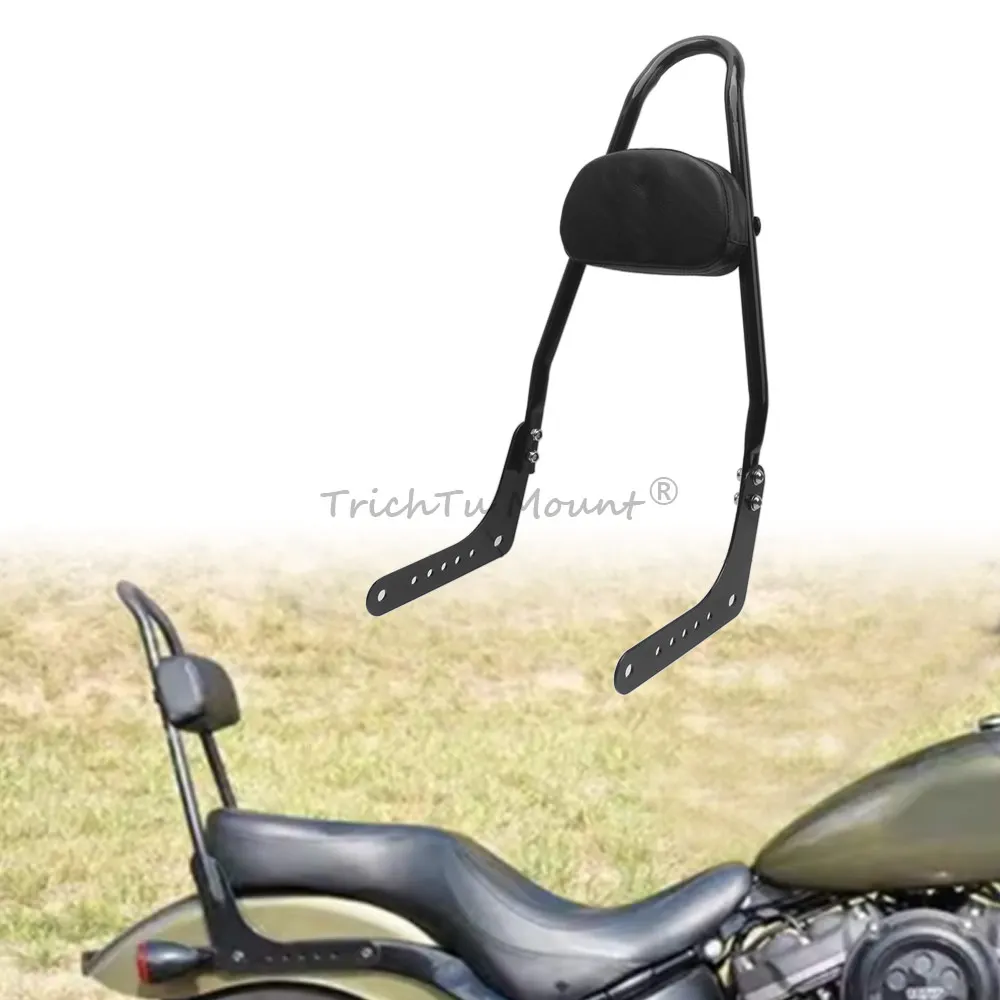 

Removable Rear Backrest Pad Sissy Bar Cushion Fit For Harley Softail Low Rider Deluxe Street Bob Heritage Classic Slim Standard