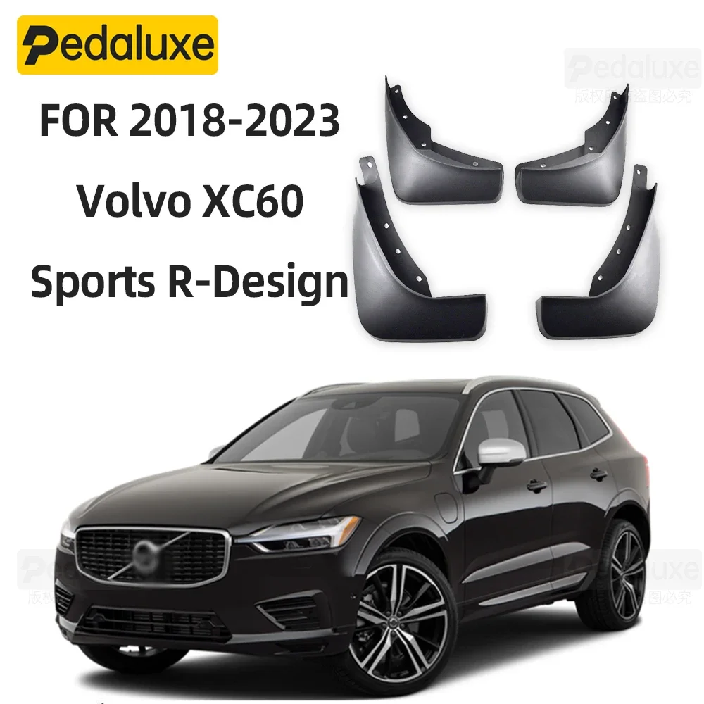 Genuine OEM Set Splash Guards Mud Flaps FOR 2018-2023 Volvo XC60 Sports R-Design