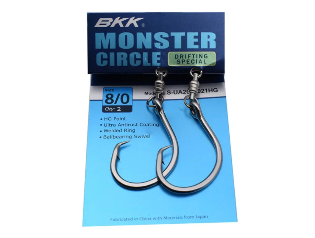 BKK Monster Circle – Anzuelos circulares para pesca a la deriva - imagen 2