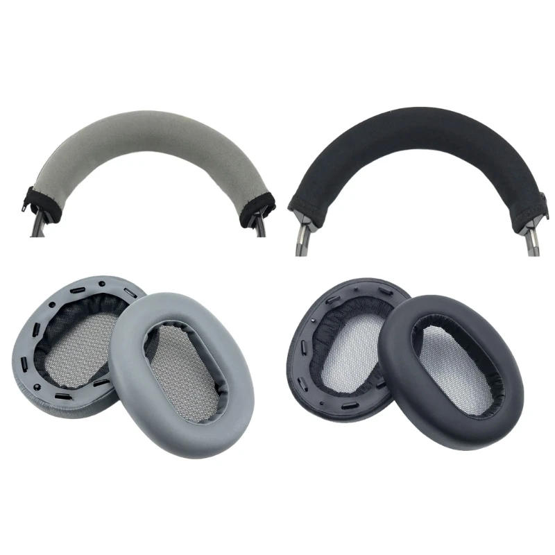 Ohrpolster Kopfstrahlschutz Hülle Hauthülle für MDR-1AM2 Reparaturteil X3UB – Detail 1