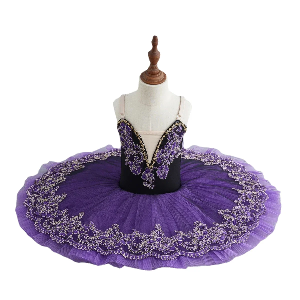 Skirt Swan Lake Ballet Dress Children\'s Performance Costume Kids Belly Clothing Stage Professional Tutu Purple Ballet Dance Tutu